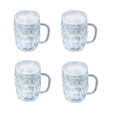 Ensemble de Verres à Shooter en Forme de Mini Baril (4 Pcs)