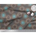 thumbnail image 3 of Soimoi Gray Rayon Fabric Sun Mandala Printed Fabric 1 Yard 42 Inch Wide, 3 of 5