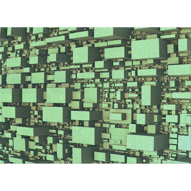 Ahgly Tapis Rectangulaire Lavable en Machine Intérieur Transitionnel Vert Forêt Moyen, 5 Pieds x 7 Pieds