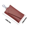 thumbnail image 3 of Aursykel Cowhide Leather Car Key Case Organizer for Men and Women with Multi Functional Storage for Home Keys and Cards Long Lasting Scratch Resistant Key Holder with Gift for Partner, 3 of 6
