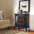 thumbnail image 4 of Muskoka 25 Inch Curved Front Panoramic Stove Glass Front - Black EST-425T-10, 4 of 5
