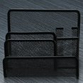 thumbnail image 3 of Letter Pen Combination Barbed Wire Three-Layer Letter Pen, EDHITNR Multi-Function Metal Desk Organizer, Non-Slip Rustproof Space Saving Stationery Holder for Office Home Desk Drawer, 3 of 7