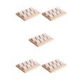 thumbnail image 2 of kurtrusly Wood Earring Card Holder w/ Tray Jewelry Display for Accessory 8 Pair Cream 5Set, 2 of 6