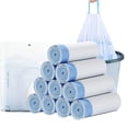 thumbnail image 1 of Meitianfacai Tall Kitchen Drawstring Trash Bags 4 Gallon 150 Count Drawstring Small Trash Bags For Bathroom Kitchen Bedroom Office Easy To Separate, 1 of 9
