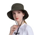 thumbnail image 1 of Women Sun Hat Wide Brim Protection Beach Hat Adjustable Bucket Hat Summer Hats, 1 of 4