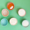 thumbnail image 4 of 6 PCS Mini Silicone Pinch Bowls Multicolored Pinch Bowls Silicone Condiment Bowls Silicone Measuring Bowls Silicone Mixing Bowls with Stir Stick Reusable Snack Bowls for Sauce, Pink, Beige, Blue, 4 of 4