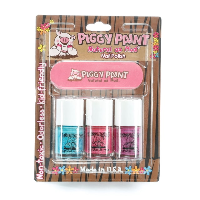 Piggy Paint Natural as Mud Nail Polish Set