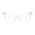 thumbnail image 1 of Lunettes Oeil de Chat Gothiques Classiques à Lentille Transparente en Plastique Transparentes, 1 of 4