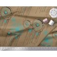 thumbnail image 1 of Soimoi Moss Georgette Fabric Brush Stroke Abstract Fabric Prints By Yard 42 Inch Wide, 1 of 3