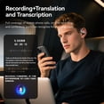 thumbnail image 4 of Aufmer 1 Pcs Instant Translator Earbuds, Open-Ear Design with 140+ Languages, 7hr Battery(Black), 4 of 9