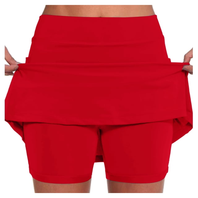 Jupe de Tennis Décontractée pour Femmes avec Poche, Tenue Active pour Yoga, Sport, Performance, Style Jupe-Short