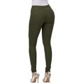 thumbnail image 3 of Kcodviy Women's Pure Color High-Waisted Womens Casual Drawstring Pants High Waist Ruched Bandage Straight-Barrel Small Feet Jeans, 3 of 3