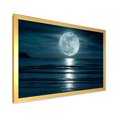thumbnail image 3 of Designart Super Moon Over The Sea I Framed Wall Art, 3 of 4