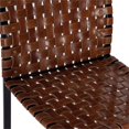 thumbnail image 3 of Butler Specialty Urban Woven Leather Bar Stool in Brown, 3 of 8
