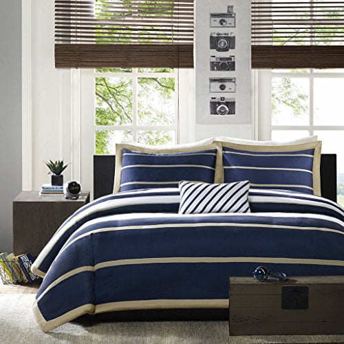 Ashton Comforter Set Navy King/Cal King