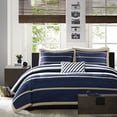 thumbnail image 1 of Ashton Comforter Set Navy King/Cal King, 1 of 5