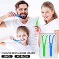 thumbnail image 3 of MesaSe 10 Pcs Support Réutilisable pour Hydropulseur Support de Fil Dentaire Poignée de Fil Dentaire Durable Outils Dentaires pour Adultes et Enfants, 3 of 7