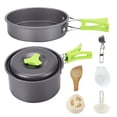 thumbnail image 1 of SuoKom Camping Cookware Set Aluminum Portable Outdoor Cookset Cooking Pan Hiking Bbq Picnic, 1 of 9