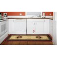 thumbnail image 2 of Ottomanson Siesta Kitchen Collection Non-Slip Rubberback Rooster Design 2x5 Kitchen Runner Rug, 20" x 59", Beige/Red, 2 of 7