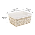 thumbnail image 2 of Hometrends Lined Rolled Paper Basket, 2 of 4