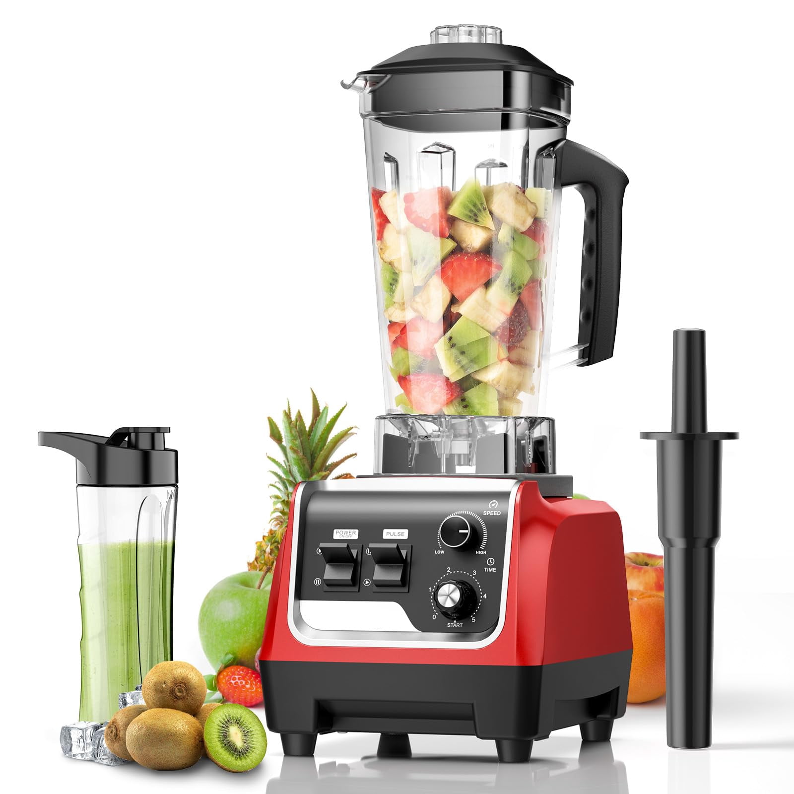 Blender, 28000 RPM 1800W Powerful Countertop Blenders for Kitchen, 70oz Pitcher with 10-Speed & 1-5 Min Timer for Smoothies, Ice Crushing, Frozen Fru