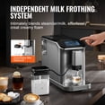 thumbnail image 4 of KFFKFF Fully Automatic Espresso Machine - with Automatic Milk Frother, 20 Bar Super-Automatic Cappuccino Latte Machine with TFT Touch Screen, Grinder, 15 Grinding Levels, 4 of 9