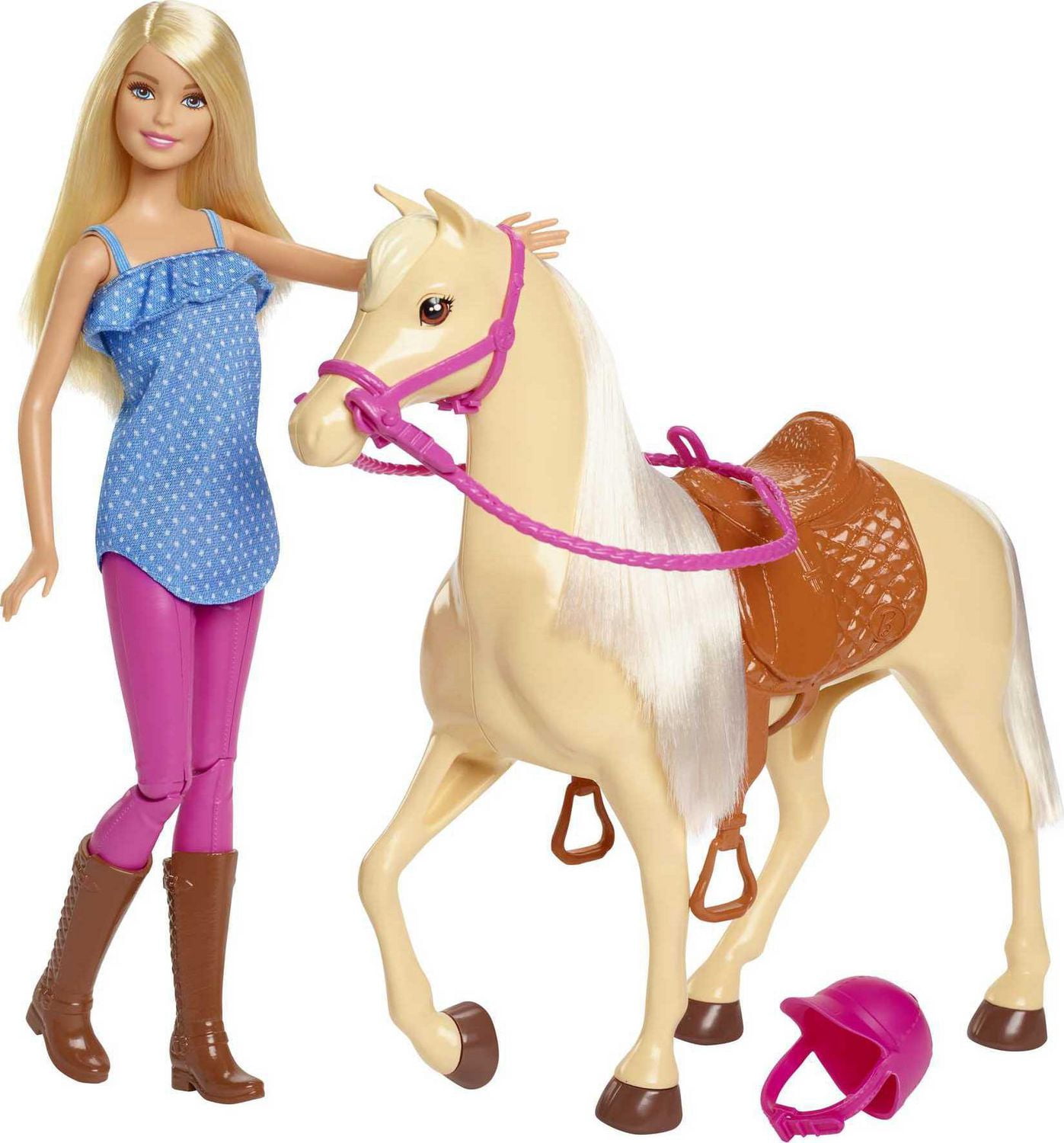 Barbie – Coffret de jeu Poupée et cheval