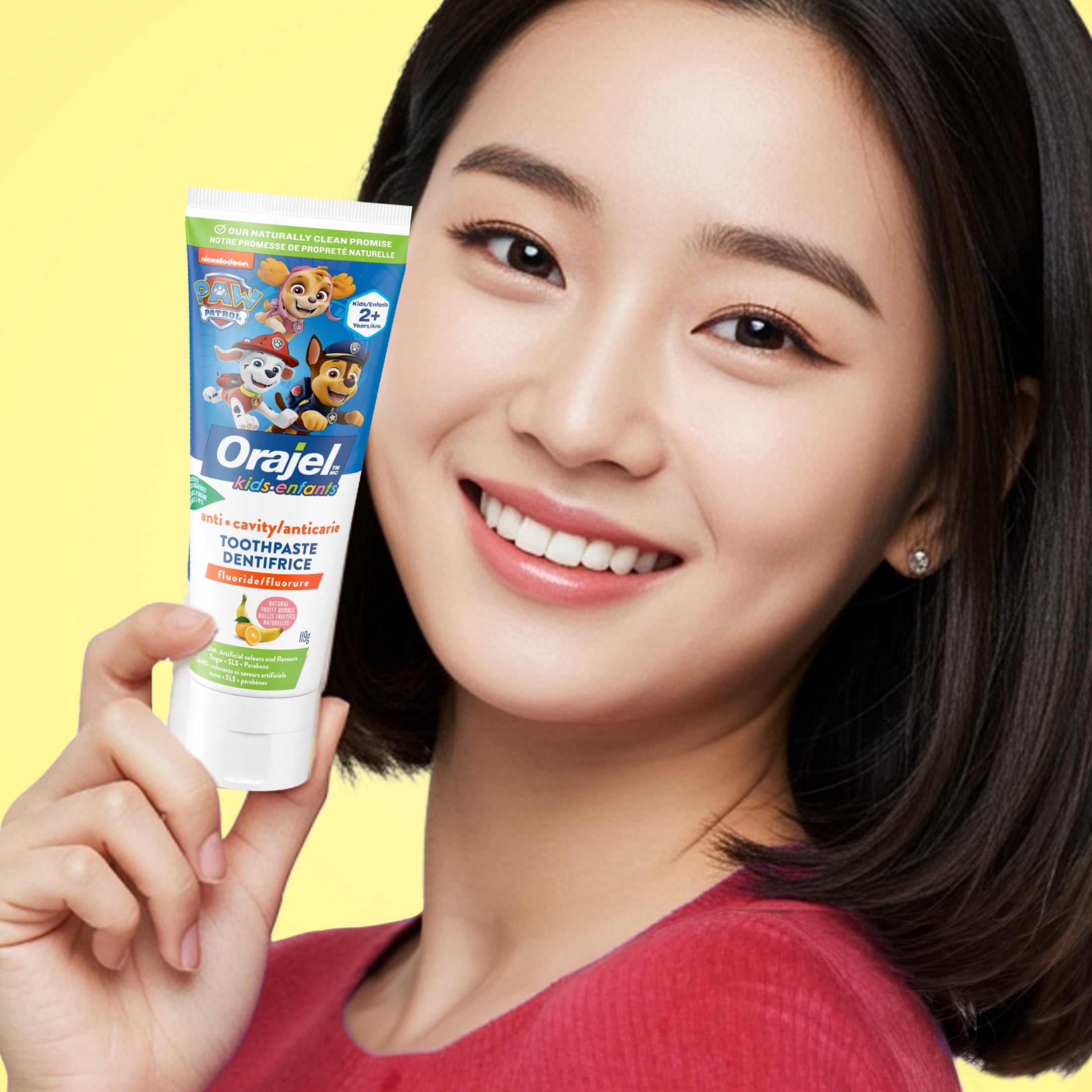 Dentifrice anticarie au fluorure Paw Patrol Orajel Enfants
