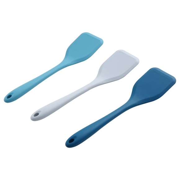 Mainstays Solid Silicone Heat-Resistant Spatula Turner, Navy, Grey, or Teal