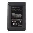 thumbnail image 3 of DEWIN NP BX1 Camera Battery Charger Battery Indicator Triple Charger for ZV1 RX100M7 RX1R WX350 X500 X400HX90 Camera Battery, 3 of 14