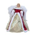 thumbnail image 1 of Angel Tree Top Christmas Ornament Decoration 12 Inch Angel Tree Topper for Home, Red, 1 of 8