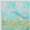 thumbnail image 2 of oneOone Cotton Poplin Fabric Leaves & Flower Panel Printed Craft Fabric BTY 42 Inch Wide, 2 of 3