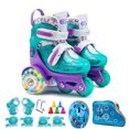 thumbnail image 1 of Flash Skating Shoes Kids Beginner Roller Skating Shoes Set Children, 1 of 8