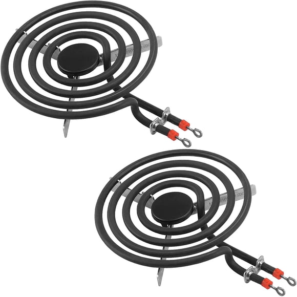 2 Pack MP15YA Electric Range Burner Element Unit 6" Replacement Fit for Hard-wick & Ken-more & May-tag & Nor-ge & Whirl-pool Electric Range Stove by