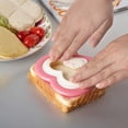 thumbnail image 3 of Moule à Riz en Forme de Cœur pour Enfants, Outil de Bricolage pour Sandwich, Accessoires de Cuisine, Moule à Riz Mignon, 3 of 7