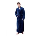 thumbnail image 2 of LSLJS Thick Flannel Color Lapel Home Clothes Long Sleeved Hooded Robe Coat, Robes Gifts for Women, 2 of 6
