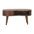 thumbnail image 1 of Artisan Furniture Solid Wood Chestnut Wave Coffee Table, 1 of 9
