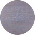 thumbnail image 1 of Ahgly Company Indoor Round Mid-Century Modern Gray Oriental Area Rugs, 7' Round, 1 of 6