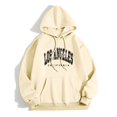 thumbnail image 1 of Chandail à Capuche Graphique pour Femmes, Col Rond, Manches Longues, Veste d'Hiver Décontractée, Chandail à Capuche, 1 of 3