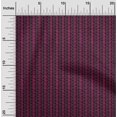 thumbnail image 1 of oneOone Polyester Lycra Fabric Dotted Chevron & Leaves Block Print Fabric BTY 56 Inch Wide, 1 of 4