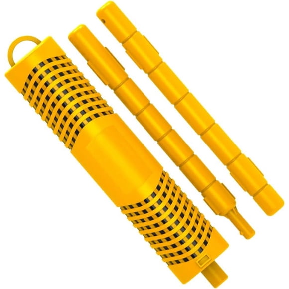 Bâtons Minéraux de Spa pour Fournitures de Spa, Bâton de Spa avec Cartouche à Durée de Vie de 4 Mois Universelle pour Spa et Piscine, Cartouche de Filtre Garde l'Eau du Spa Cristal Claire (Jaune, Lot de 1)