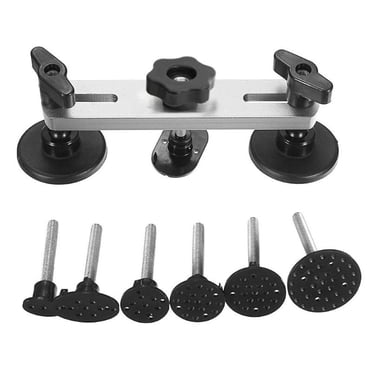 TFixol Auto Body Repair Tool Kit Double Pole Bridge Dent Puller Sets Paintless Dent Removal Repair Tool with 6pcs Glue Puller Tabs for Auto Dent Removal Minor dents Door Dings and Hail Damage