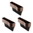 thumbnail image 3 of mmirethe Gap Filler Organizer High Performance with Cup Holder Brown Right 3Set, 3 of 6