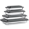 thumbnail image 1 of Sorbus Deep Glass Baking Dish, Meal Prep Storage Container Set of 4 with Lids (8 Pcs), 1 of 7