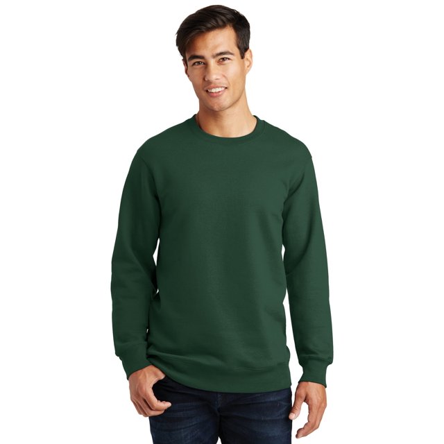 Port 1153905 Fan Favorite Fleece Crewneck Sweatshirt, Forest Green - Extra Large