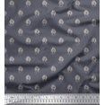 thumbnail image 1 of Soimoi Poly Georgette Tissu Imprimé Floral par la Cour 52 Pouces de Large, 1 of 3