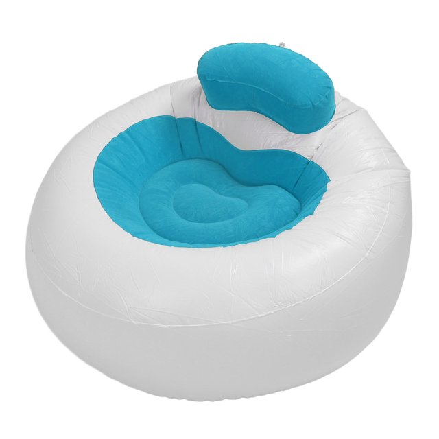 Fauteuil Sofa Gonflable avec Motif de Cœur, Fauteuil Gonflable Multifonction Portable Canapé Doux pour Salon, Balcon, Extérieur
