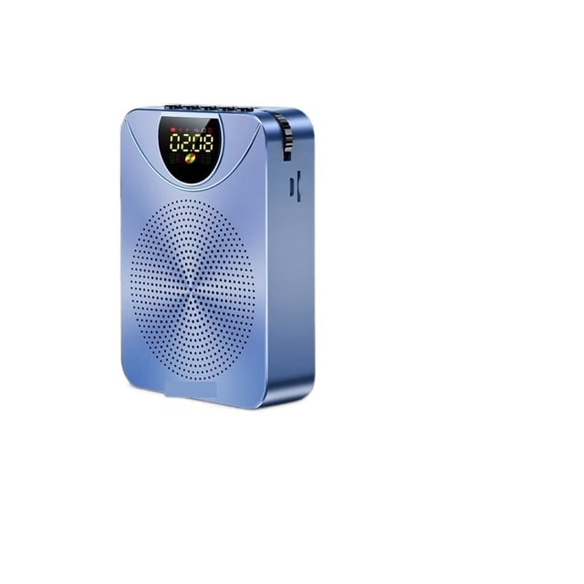 Wireless Clock Megaphone Voice Amplifier Teacher Guide Microphone Speaker 5W Support TF Card U Disk Connection ,Clear Sound Quality