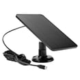 thumbnail image 1 of KER "4W Solar Charging Panel For Secu Rity Cameras & Doorbells 5V Monocrystalline With USB C/Micro Ports & Adjustable Mount (17.5x12cm IP65 ), 1 of 3