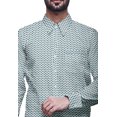 thumbnail image 2 of BESTMAN Chemise en Coton Imprimée avec Poches Col Évasé Boutonnée Chemise Formelle, 2 of 5